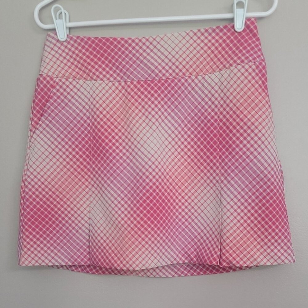 Nike Golf Pink Purple Cream Skort Size 4